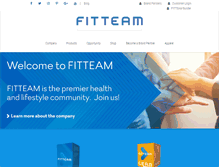 Tablet Screenshot of fitteam.com